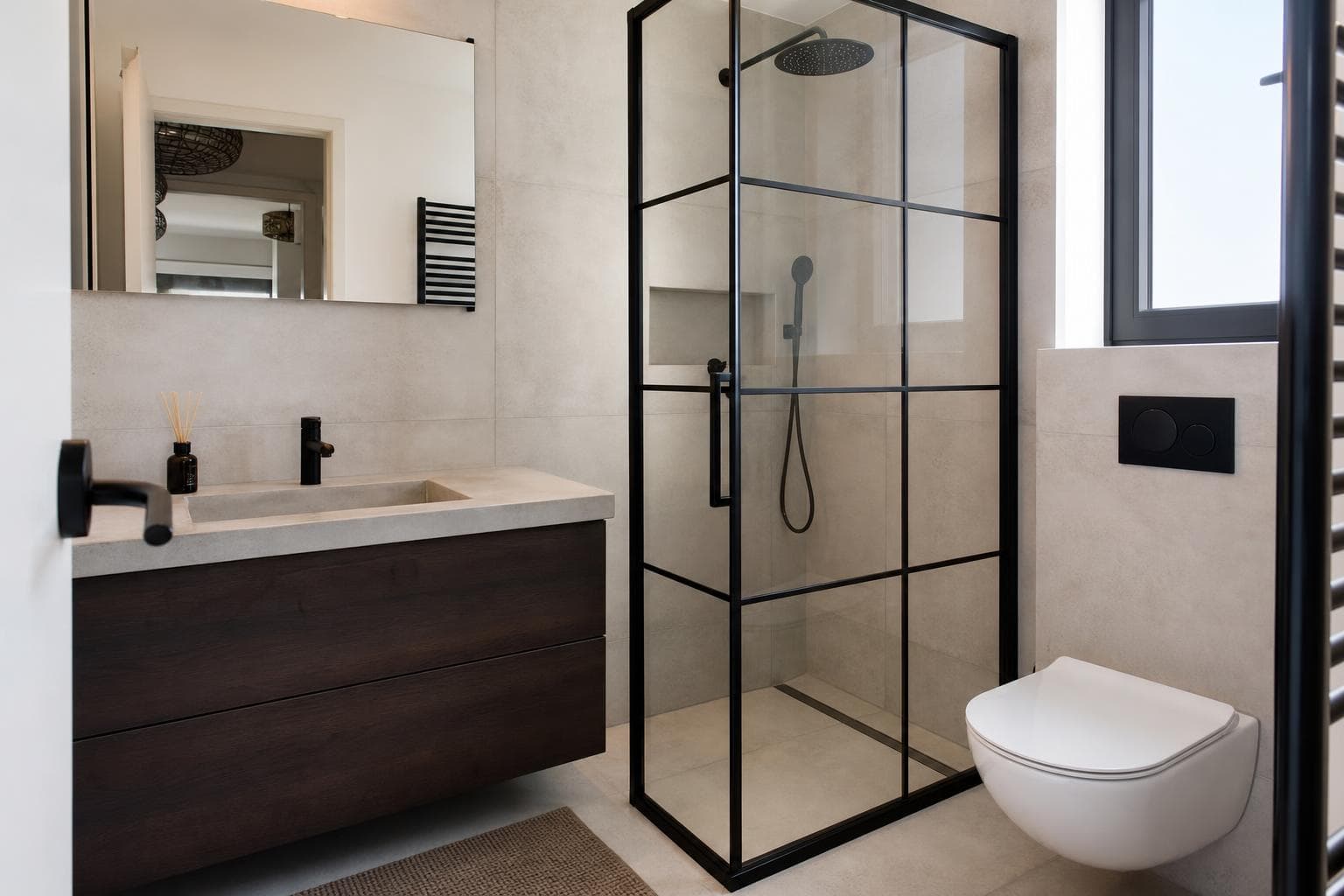 Betonlook & Zwart Staal